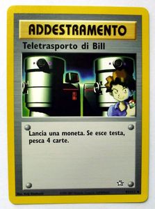 Teletrasporto di Bill 091 — Neo Genesis (Italian Pokémon TCG card)