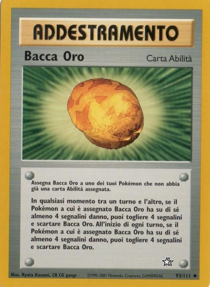 Bacca Oro 093 — Neo Genesis (Italian Pokémon TCG card)
