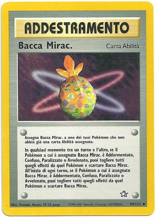 Bacca Mirac. 094 — Neo Genesis (Italian Pokémon TCG card)