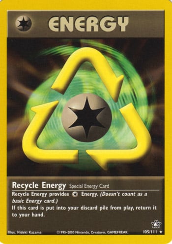 Energia Riciclo 105 — Neo Genesis (Italian Pokémon TCG card)