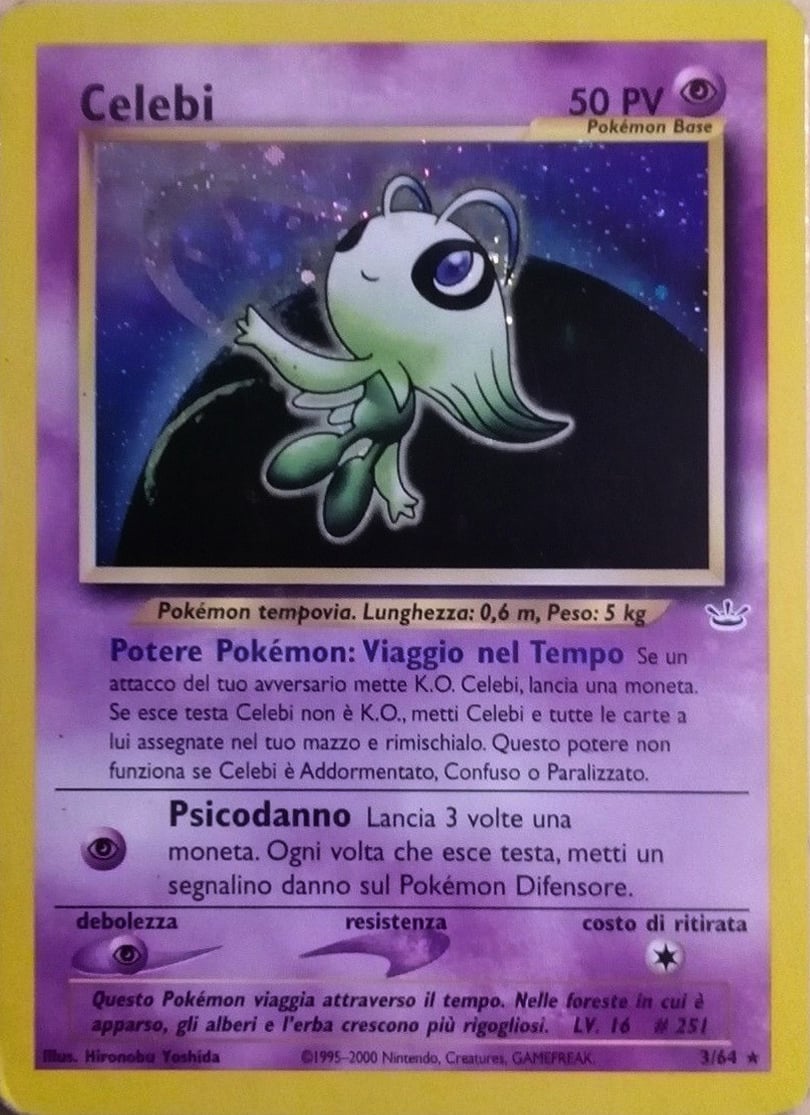 Celebi 003 — Neo Revelation (Italian Pokémon TCG card)