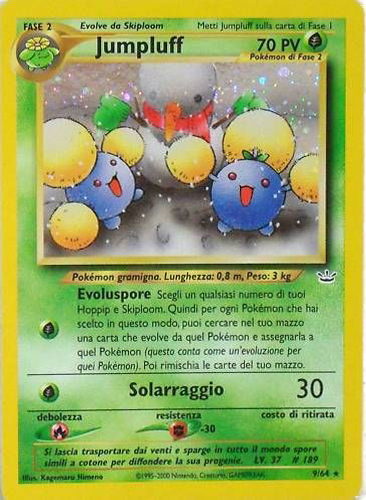 Jumpluff 009 — Neo Revelation (Italian Pokémon TCG card)