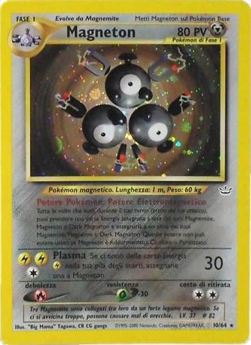 Magneton 010 — Neo Revelation (Italian Pokémon TCG card)