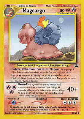 Magcargo 033 — Neo Revelation (Italian Pokémon TCG card)