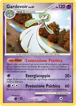 Gardevoir 008/133 — Platino (Italian Pokémon TCG card)