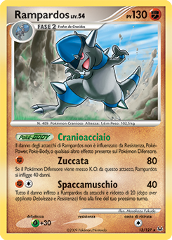 Rampardos 013/133 — Platino (Italian Pokémon TCG card)