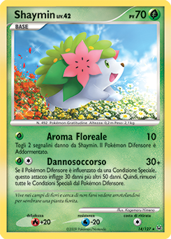 Shaymin 014/133 — Platino (Italian Pokémon TCG card)