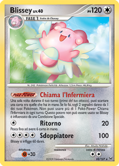 Blissey 022/133 — Platino (Italian Pokémon TCG card)