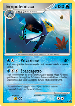 Empoleon 026/133 — Platino (Italian Pokémon TCG card)