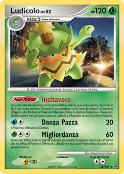 Ludicolo 034/133 — Platino (Italian Pokémon TCG card)