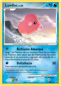 Luvdisc 035/133 — Platino (Italian Pokémon TCG card)
