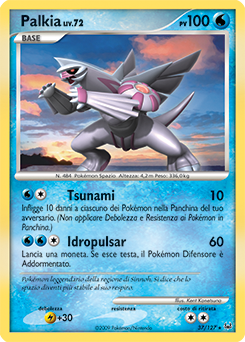 Palkia 037/133 — Platino (Italian Pokémon TCG card)