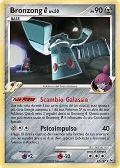 Bronzong G 041/133 — Platino (Italian Pokémon TCG card)
