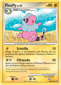 Flaaffy 048/133 — Platino (Italian Pokémon TCG card)