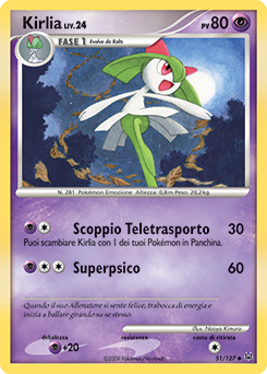Kirlia 051/133 — Platino (Italian Pokémon TCG card)