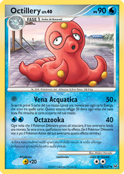 Octillery 058/133 — Platino (Italian Pokémon TCG card)