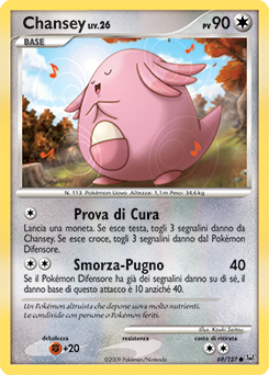 Chansey 069/133 — Platino (Italian Pokémon TCG card)