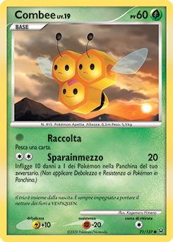 Combee 071/133 — Platino (Italian Pokémon TCG card)