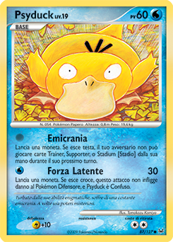 Psyduck 087/133 — Platino (Italian Pokémon TCG card)