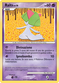 Ralts 089/133 — Platino (Italian Pokémon TCG card)