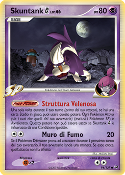 Skuntank G 094/133 — Platino (Italian Pokémon TCG card)