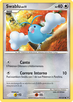 Swablu 097/133 — Platino (Italian Pokémon TCG card)