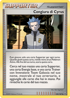 Cyrus's Conspiracy 105/133 — Platino (Italian Pokémon TCG card)