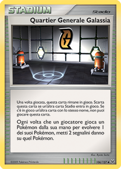 Galactic HQ 106/133 — Platino (Italian Pokémon TCG card)