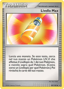 Level Max 107/133 — Platino (Italian Pokémon TCG card)