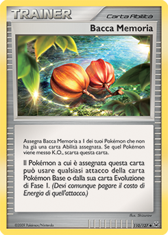 Memory Berry 110/133 — Platino (Italian Pokémon TCG card)