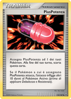 PlusPower 112/133 — Platino (Italian Pokémon TCG card)