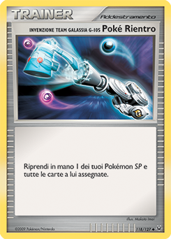 Team Galactic's Invention G-105 Poké Turn 105/133 — Platino (Italian Pokémon TCG card)