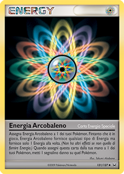 Rainbow Energy 121/133 — Platino (Italian Pokémon TCG card)