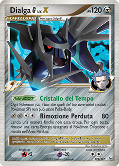 Dialga G LV.X 122/133 — Platino (Italian Pokémon TCG card)