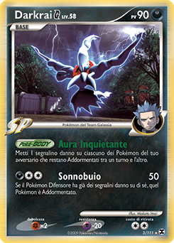 Darkrai G 003/119 — L’Ascesa dei Rivali (Italian Pokémon TCG card)
