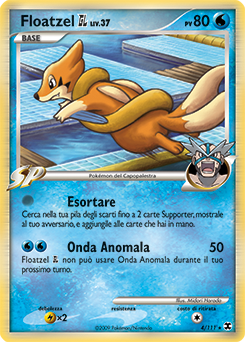 Floatzel GL 004/119 — L’Ascesa dei Rivali (Italian Pokémon TCG card)