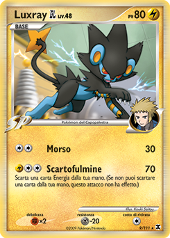 Luxray GL 009/119 — L’Ascesa dei Rivali (Italian Pokémon TCG card)