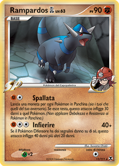 Rampardos GL 011/119 — L’Ascesa dei Rivali (Italian Pokémon TCG card)