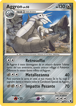 Aggron 014/119 — L’Ascesa dei Rivali (Italian Pokémon TCG card)