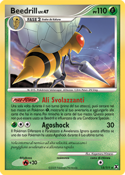 Beedrill 015/119 — L’Ascesa dei Rivali (Italian Pokémon TCG card)