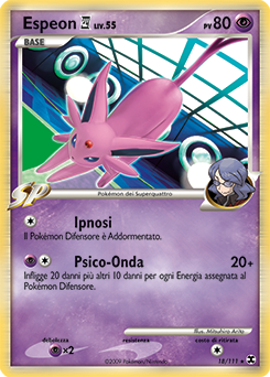 Espeon E4 018/119 — L’Ascesa dei Rivali (Italian Pokémon TCG card)
