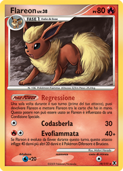 Flareon 019/119 — L’Ascesa dei Rivali (Italian Pokémon TCG card)