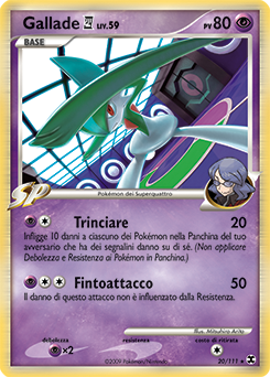 Gallade E4 020/119 — L’Ascesa dei Rivali (Italian Pokémon TCG card)