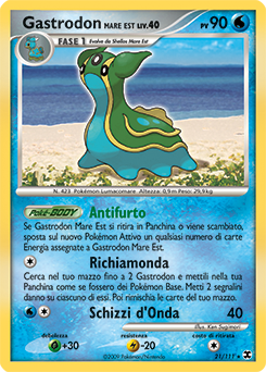 Gastrodon East Sea 021/119 — L’Ascesa dei Rivali (Italian Pokémon TCG card)