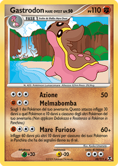 Gastrodon West Sea 022/119 — L’Ascesa dei Rivali (Italian Pokémon TCG card)