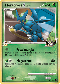 Heracross E4 024/119 — L’Ascesa dei Rivali (Italian Pokémon TCG card)