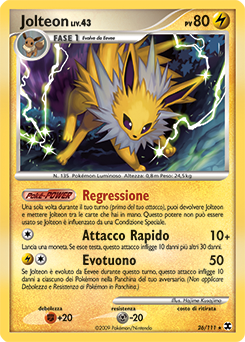 Jolteon 026/119 — L’Ascesa dei Rivali (Italian Pokémon TCG card)