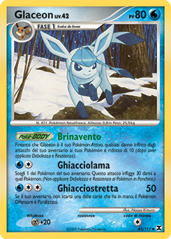 Glaceon 041/119 — L’Ascesa dei Rivali (Italian Pokémon TCG card)