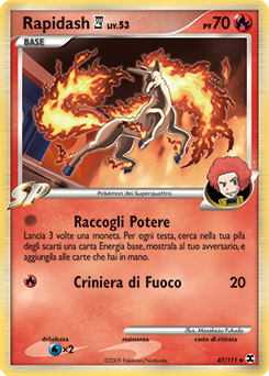 Rapidash E4 047/119 — L’Ascesa dei Rivali (Italian Pokémon TCG card)