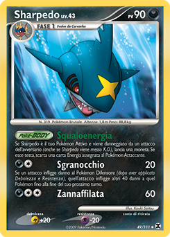 Sharpedo 049/119 — L’Ascesa dei Rivali (Italian Pokémon TCG card)